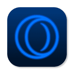 Opera GX Blue macOS icon