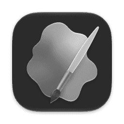 Pixelmator Pro 3 ALT Clear Dark macOS 27 macOS icon