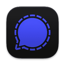 Signal dark (macOS 27)