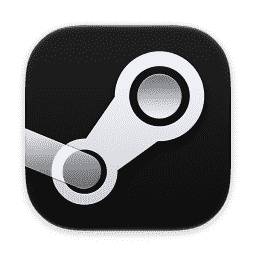 Steam (Dark, Golden Gate) macOS icon