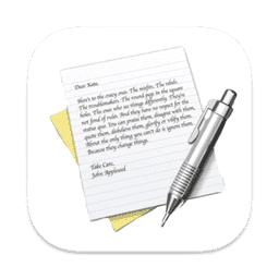 TextEdit macOS icon