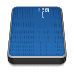 WD My Passport Ultra Blue