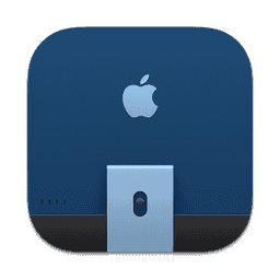 iMac Blue (Back)