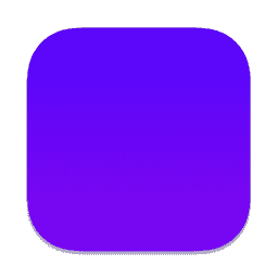 purple ombré blank icon
