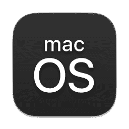 macOS Dark macOS icon