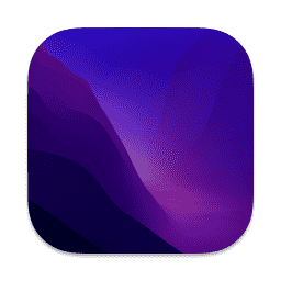 macOS Monterey Dark macOS icon