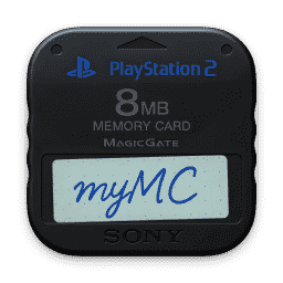 myMC, Memory Card, Playstation 2, PS2 Memcard macOS icon