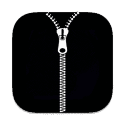unzip (black)